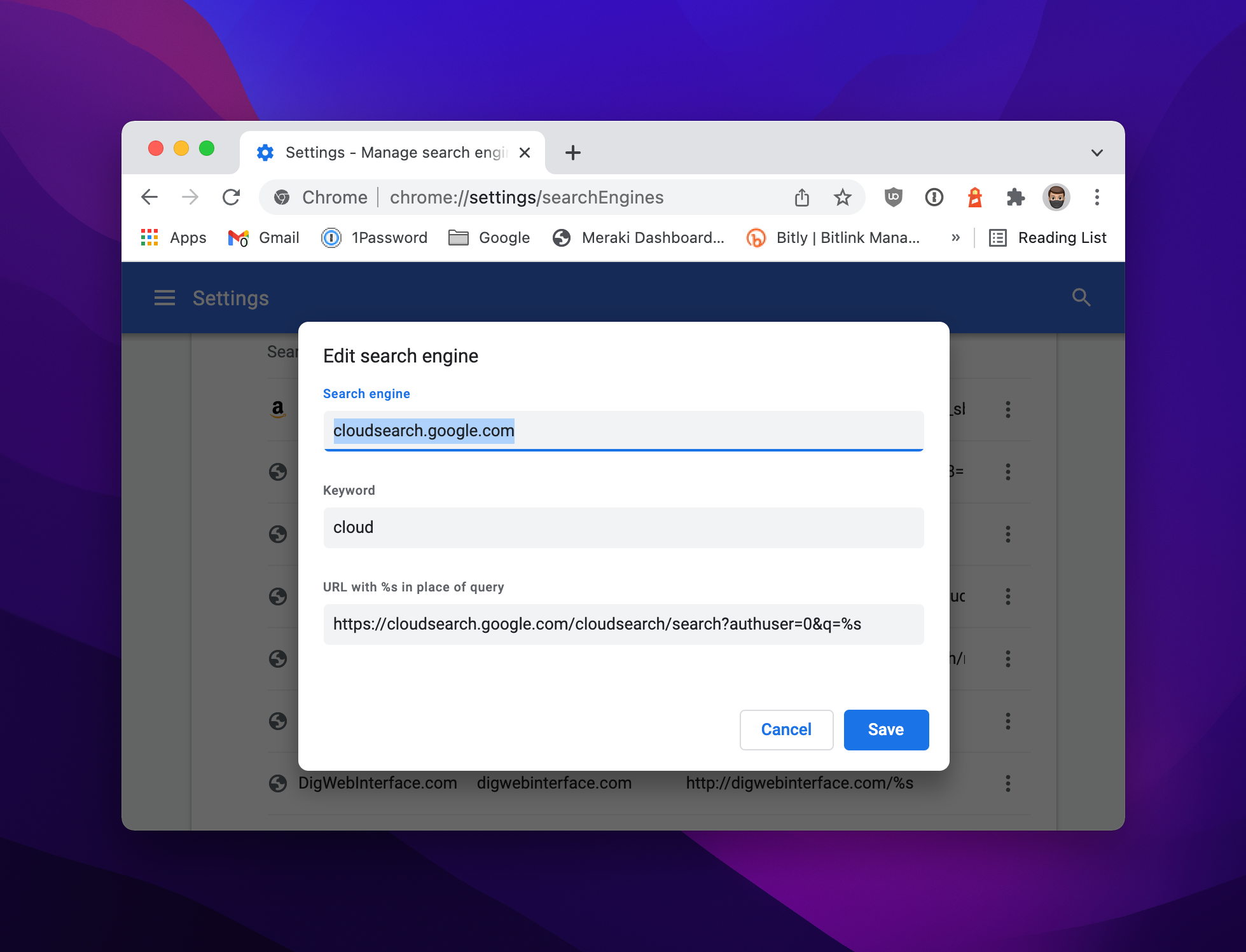 Search Query